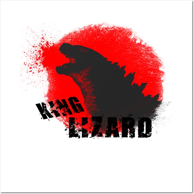 King Lizard Wall Art by Ratherkool